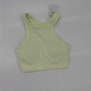 Lululemon Athletica Ribbed Sports Bra - Light Yellow